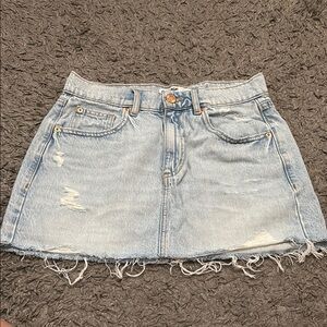 Garage jean skirt